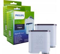 SET 2STK Filtre à eau AquaClean Système Click&Go PHILIPS Saeco 421946039401 CA6903/10 Calc and Water Filtre pour machine à café automatique