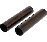 Set: 2x Couvre pour tubes de fourche, 165mm, Carbone Forgé - Or