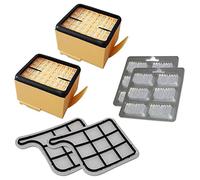 Set 2X Filtre HEPA + 2X Filtre Moteur + 12 Parfums pour Vorwerk Kobold VK 135, 136, VK135, VK136