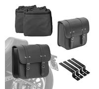 Set 2x Sacoche Cavalière pour motos custom + support + sac interieur RNO