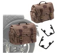 Set 2x Sacoches Cavalières + Supports Pour Kawasaki Vulcan S 15-25 Cv1f-Marron