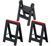 Set 2X Support d'atelier, Travail, Table portable Titan Stand + Echelle d'atelier pliante, Echelles, Titan