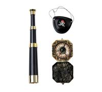 Party Pro 333127 Lot de 3 Accessoires de Pirate Multicolore