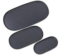 SET 3 BANDEJAS ALUMINIO TALLADO NEGRO_21X11+30X15+40X20X1,5CM
