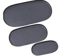 SET 3 BANDEJAS ALUMINIO TALLADO NEGRO_21X11+30X15+40X20X1,5CM