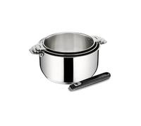 SET 3 CASSEROLES INDUCTION INOX 16/18/20 CM + POIGNEE SALVASPAZIO ****