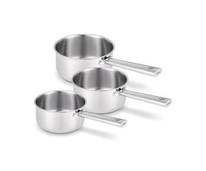 Set 3 casseroles inox Cicla 16, 18 et 20 cm Beka