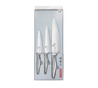 Set 3 couteaux de cuisine SHOSO 12 15 18cm Kai
