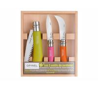 Set 3 Couteaux Hachette Scie D'Élagage Droit Opinel Virobloc Jardinier 001617