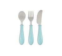 Set 3 couverts inox Bleu