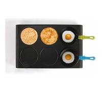 Set 3 en 1 mini woks, crêpière et grill + 6 woks + 6 spatules + louche - 6 personnes - Livoo DOM200 DOM200 G