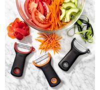 OXO – Éplucheurs à légumes Good Grips – Set de 3 – Inox – Multicolore