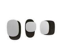 SET/3 ESPEJOS 33X5X33/30X6X45/25X5X40 MADERA NEGRO