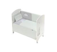 Set 3 Pcs Lit 60X120 (Edredon+Tour DeLit+Oreiller)-Coton NidD'Abeille-Mod.Viggo-Verd