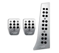 Simoni Racing Kit pédales Special – aluminium brossé, antidérapant – boîte manuelle