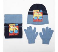 Set 3 pièces bonnet, écharpe, gants imprimé minion Enfant MINIONS 54 cm