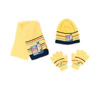 Set 3 pièces Bonnet + écharpe + gants Minions (Jaune)