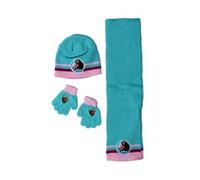 Set 3 pièces Bonnet + écharpe + gants Vaiana (Turquoise)