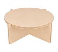 Set 3 Plateaux Ronds Bois