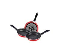 Magefesa K2 rouge - Lot de 3 poêles 20/24/28 cm