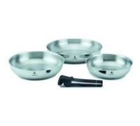 Set 3 Poêles amovible 'réactif' inox 20/24/28 cm Laguiole LA-9120835 inox G