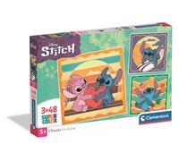 Clementoni – Puzzle enfant Disney Stitch 3 x 48 pièces – Fabriqué en Italie 25062