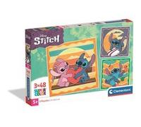 Clementoni – Puzzle enfant Disney Stitch 3 x 48 pièces – Fabriqué en Italie 25062