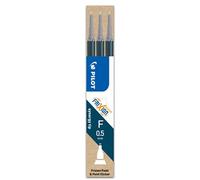 Recharge pour stylo Pilot FriXion Point pointe fine 0,5 mm - Pochette de 3 - bleu nuit