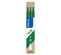 Pilot Pen 2276004 F Recharge Frixion Clicker, épaisseur 0,5 mm, lot de 3, Vert