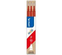 Pilot Pen – Mines de rechange 2276002 F Frixion Clicker 0,5 mm lot de 3 rouge