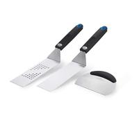 Napoleon - Set 3 ustensiles à plancha: 2 spatules flexibles & un coupe légumes Napoléon