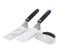Napoleon - Set 3 ustensiles à plancha: 2 spatules flexibles & un coupe légumes Napoléon