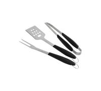 Le Marquier Set 3 ustensiles AGR02 inox pour barbecue ou plancha