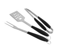 Le Marquier Set 3 ustensiles AGR02 inox pour barbecue ou plancha