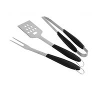 Le Marquier Set 3 ustensiles AGR02 inox pour barbecue ou plancha