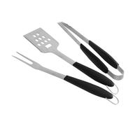 Le Marquier Set 3 ustensiles AGR02 inox pour barbecue ou plancha