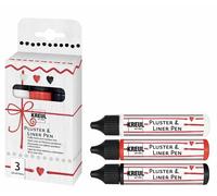 Set 3d Pluster & Linerpen Kreul 29 Ml 3 Couleurs, Ck 49830
