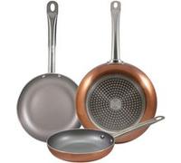 Set 3pc poÃªle Ã frire 18,22,26cm aluminium pressÃ©, induction safe, optimum plus G