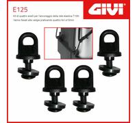 Set 4 Anneaux Pour Ancrage Filet Élastique T10N [ GIVI ] Sur Valises Trekker -
