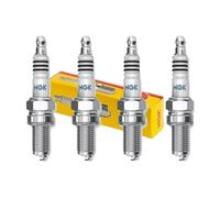 Set 4 Bougies Allumage BKR5EZ Adapté Pour Fiat Punto 188 1.2 Bz Panda Ypsilon