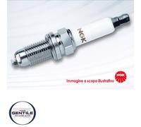 Set 4 Bougies NGK pour Fiat Punto 55 1.1 / 60 - 75 1.2 Partir 93 Cod. BCPR6ES