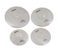 Set 4 Cymbales Silencieuces Mute - 14" 16" 18" 20"