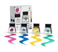 Set 4 flacons encre à dessin - Tons riches - Winsor & Newton