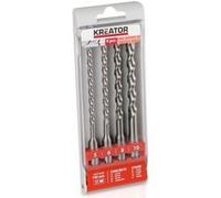 Set 4 forets béton SDS-plus 160mm KREATOR - KRT012602