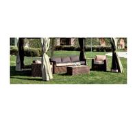 Set 4 Housses Latéraux de Rechange Ecru pour Gazebo Aventure 3x4 MT En Polyester
