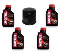 Set 4 Litres Huile Motul 7100 10W 40 Et Filtre à Pour Kawasaki ZX-9R 2002 2003