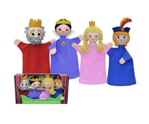 Set 4 marionnettes famille royale