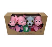 Set 4 marionnettes trois petits cochons