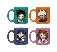Set 4 mugs à espresso Chibi My Hero Academia 150 ml