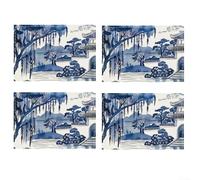 Set 4 Napperons pour coton pour lin 30x45cm Résistant Chaleur(A) | pour coton pour lin , rÃ©sistant chaleur, taille 30x45cm, pour idÃ©al thÃ© et cafÃ©, pour facile entretien